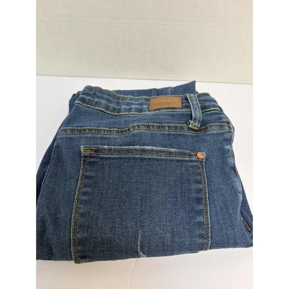 Judy Blue Mid-Rise Skinny Fit Denim Jeans Size 31 Style #82102 Minor Distress